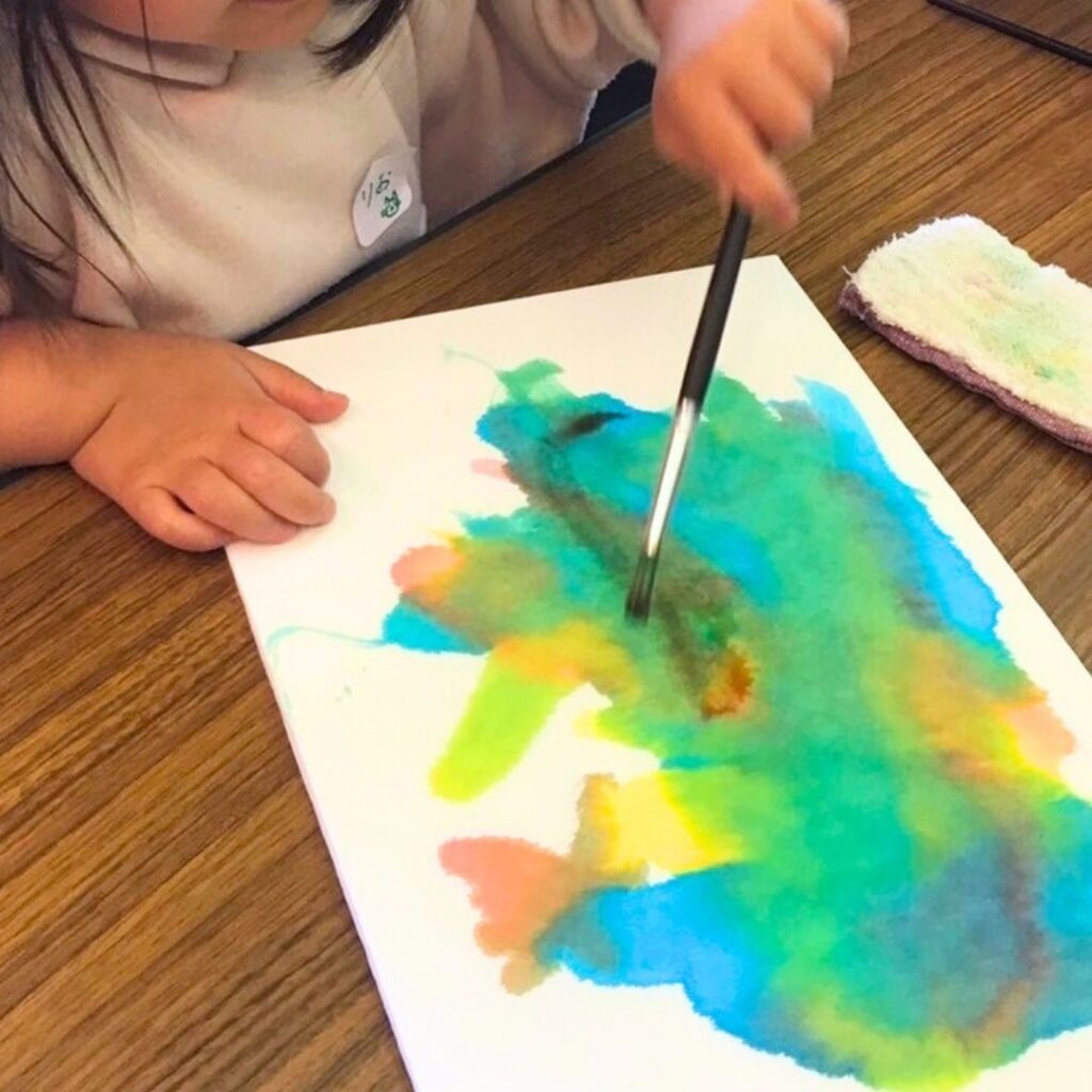１歳２歳のお絵描き