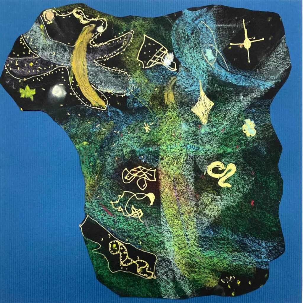 きらめく星座 子どもの絵臨床美術
愛知県絵画教室 子どもの絵