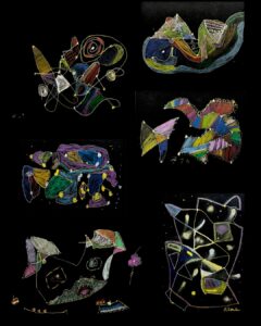 星座のアラベスク｜愛知県アート教室